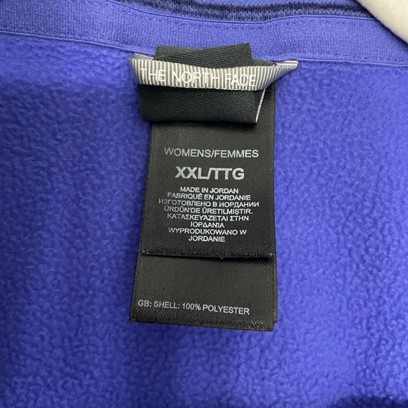 The North Face Purple Fleece Pullover Women’s Size XXL - Picture 6 of 6